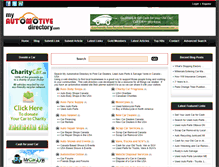 Tablet Screenshot of myautomotivedirectory.com